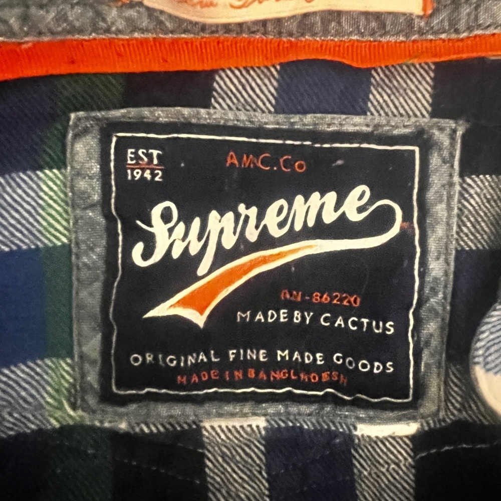 Upcycled Nirvana Plaid Flannel Shirt - Picture 7 of 9